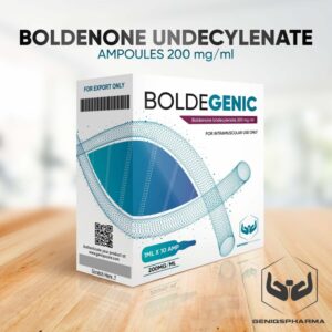 Buy original Geniqs Pharma Boldegenic (BOLDENONE UNDECYLENATE) 200mg/ml 10amps