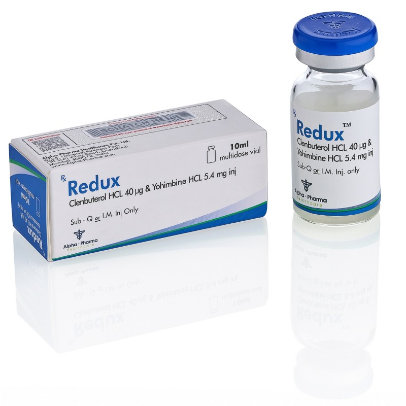 Buy original Alpha Pharma Redux Clenbuterol & Yohimbine Inj.