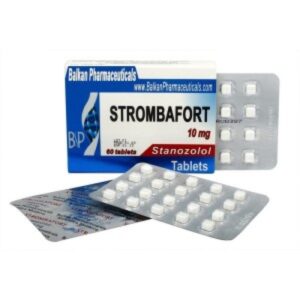 Strombafort Stanozolol 10mg – 60 Tablets