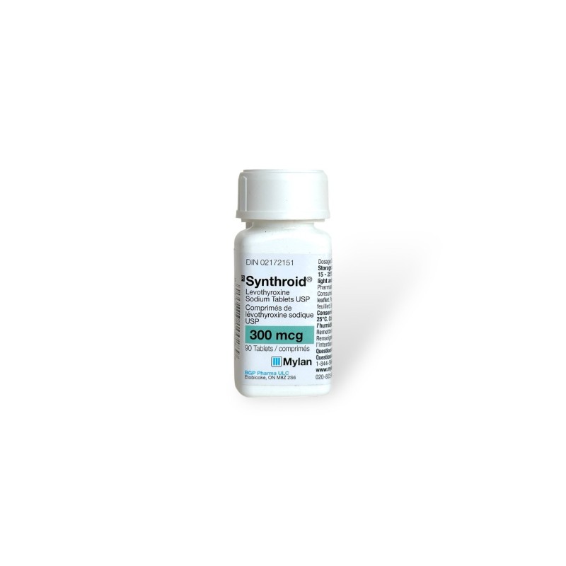 Buy Pharma Grade Mylan Synthroid T4 300mcg 90tabs
