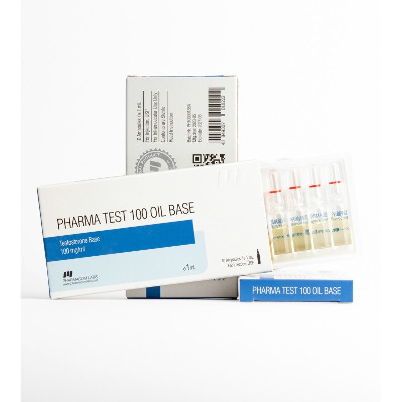 Buy Pharmacom Pharma Test Oil Base 100mg/ml 10amps
