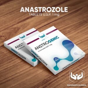 Buy original Genisq Pharma Anstrogenic (ANASTROZOLE) 1mg/tab 50 Tabs