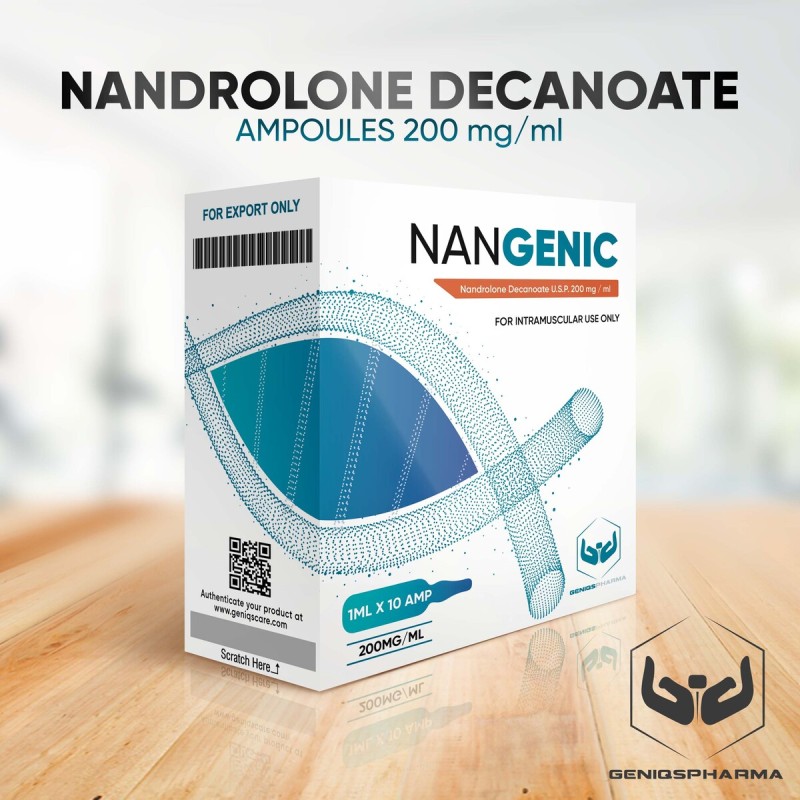 Buy original GenisQ Pharma Nangenic (NANDROLONE DECANOATE) 200mg/ml 10amps