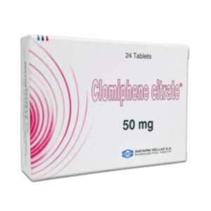 Buy Clomiphene Citrate 50mg 24 Tabs